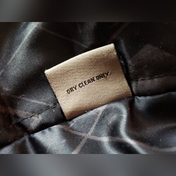 BKE Vintage Wool Blend Coat (Black, S) Y2K - Picture 8 of 9